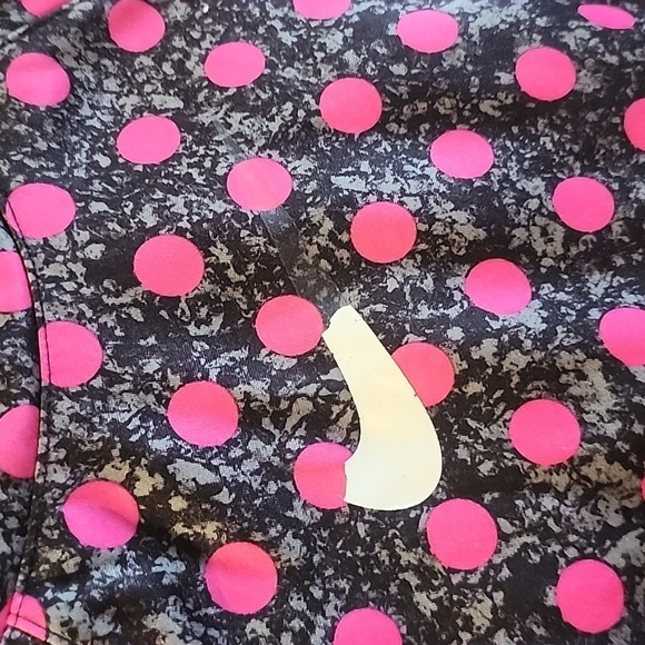 Nike Grey and Pink Polka-Dot Pullover Hoodie - Picture 2 of 4